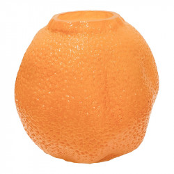 Apelsin glasvas, 17cm, orange