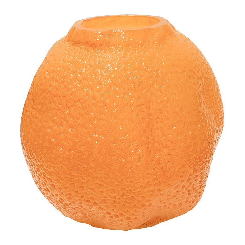 Apelsin glasvas, 17cm, orange