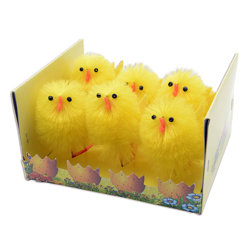 Kycklingar, 6,5 cm i 6-pack.