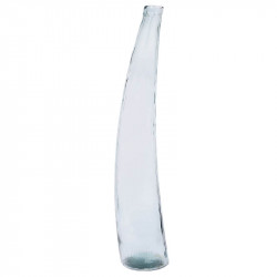 Vas i blåaktig återvunnet glas, 1 m