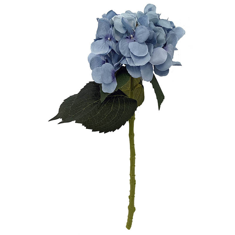 Hortensia, 48cm, blå, konstgjord blomma