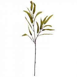 Eukalyptusgren, ljusgrön, H: 70 cm, konstgjord gren