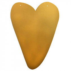 Guldhjärta för upphängning, ca H61cm